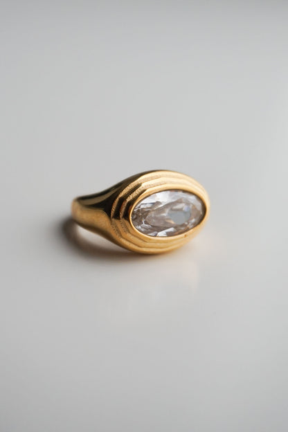 East-West Diamond Ring