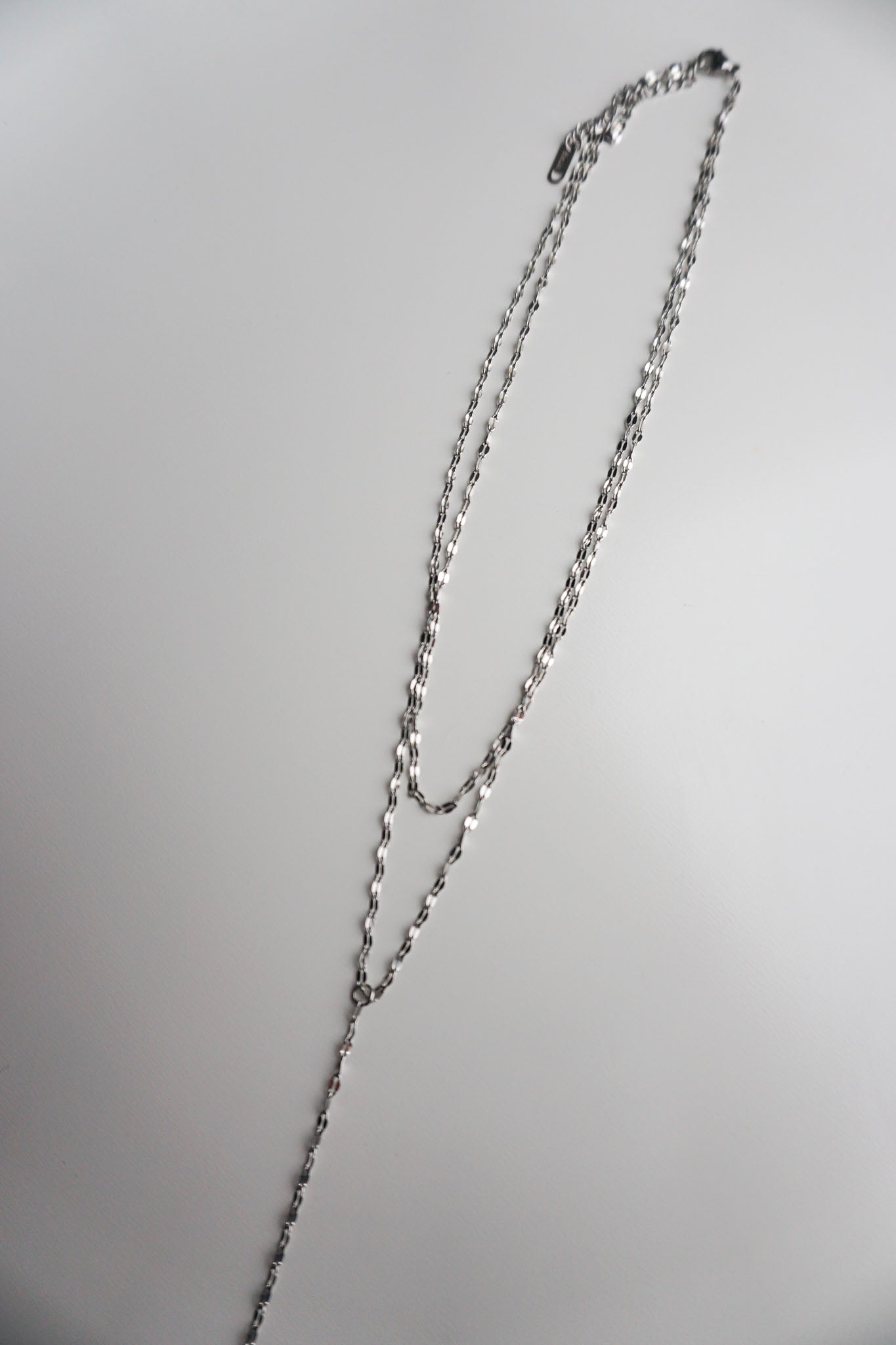 Silver Lariat Necklace