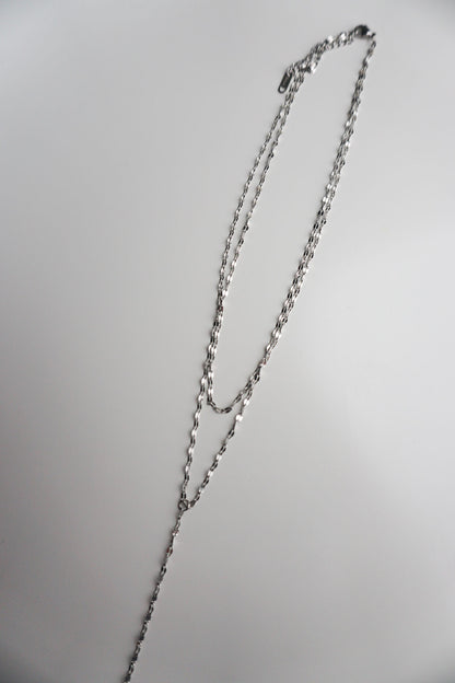 Silver Lariat Necklace