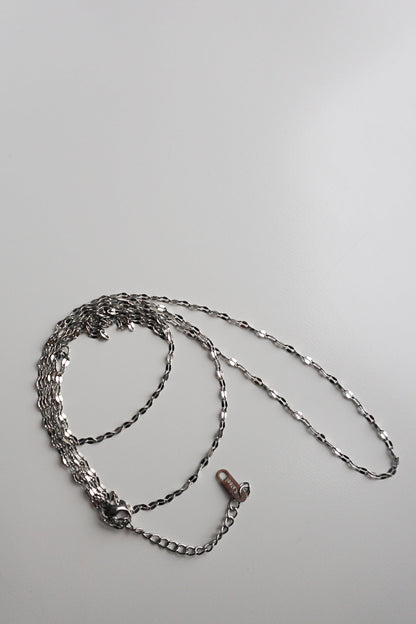 Silver Lariat Necklace