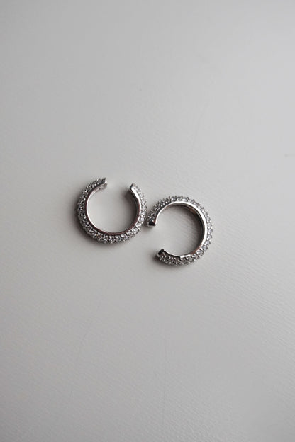 The Silver Pavé Cuff