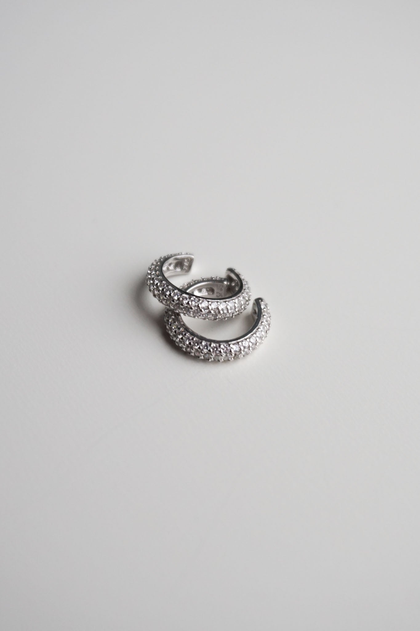 The Silver Pavé Cuff