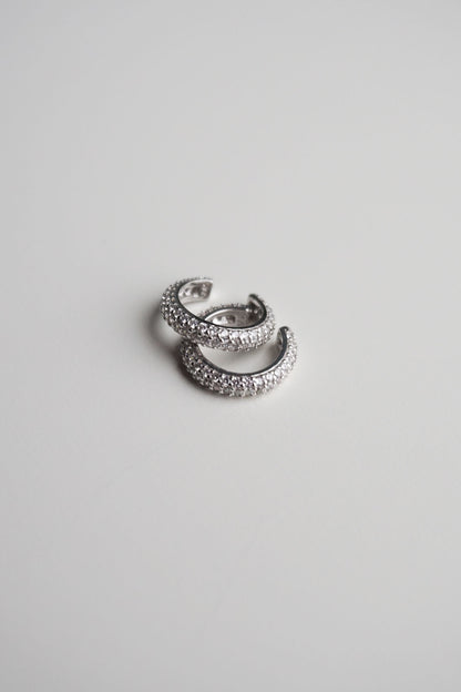 The Silver Pavé Cuff