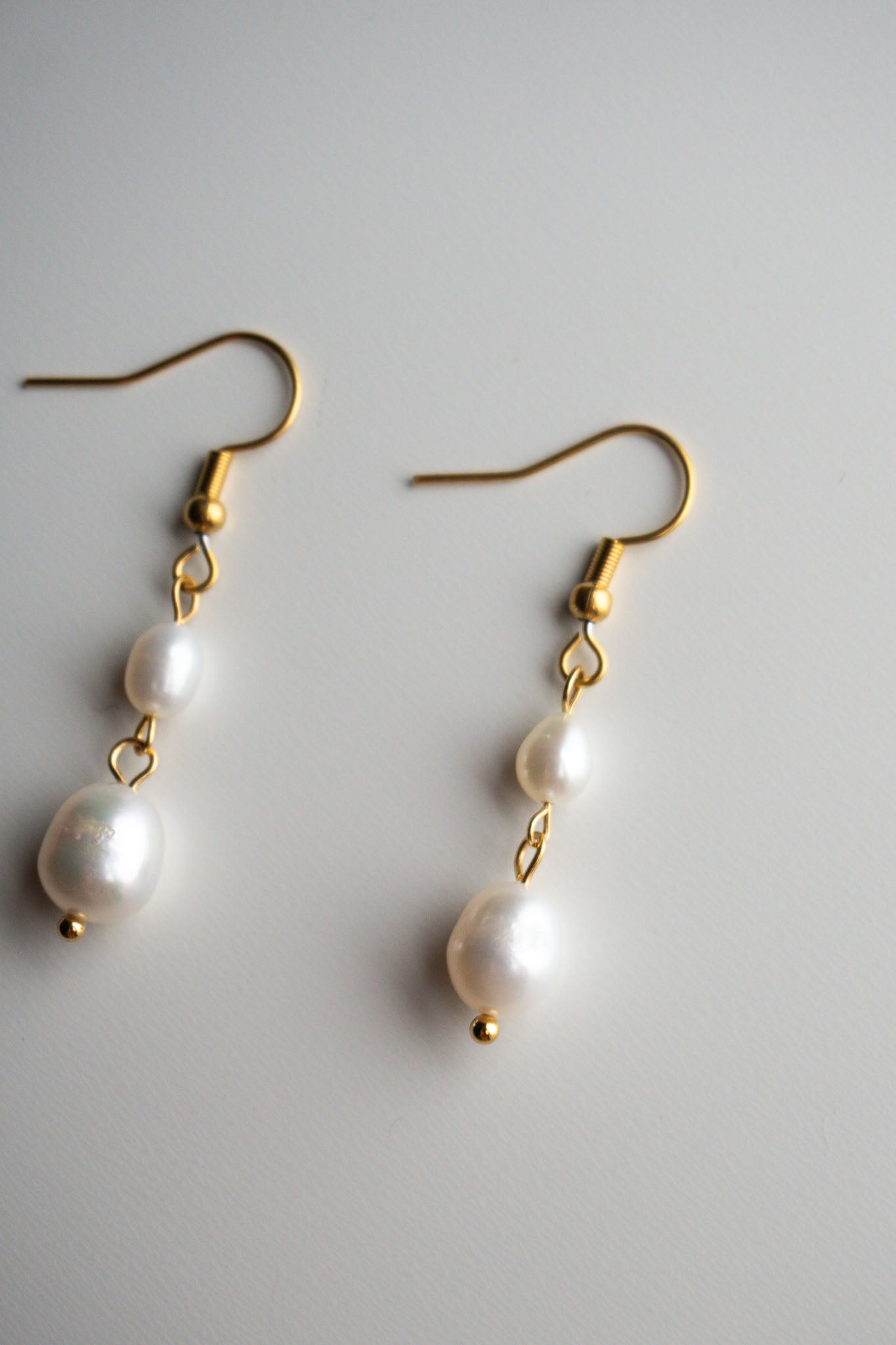 Pearl Link Earrings