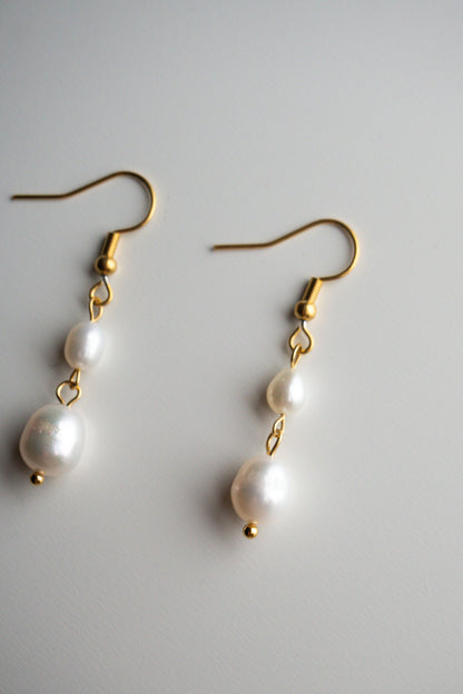 Pearl Link Earrings