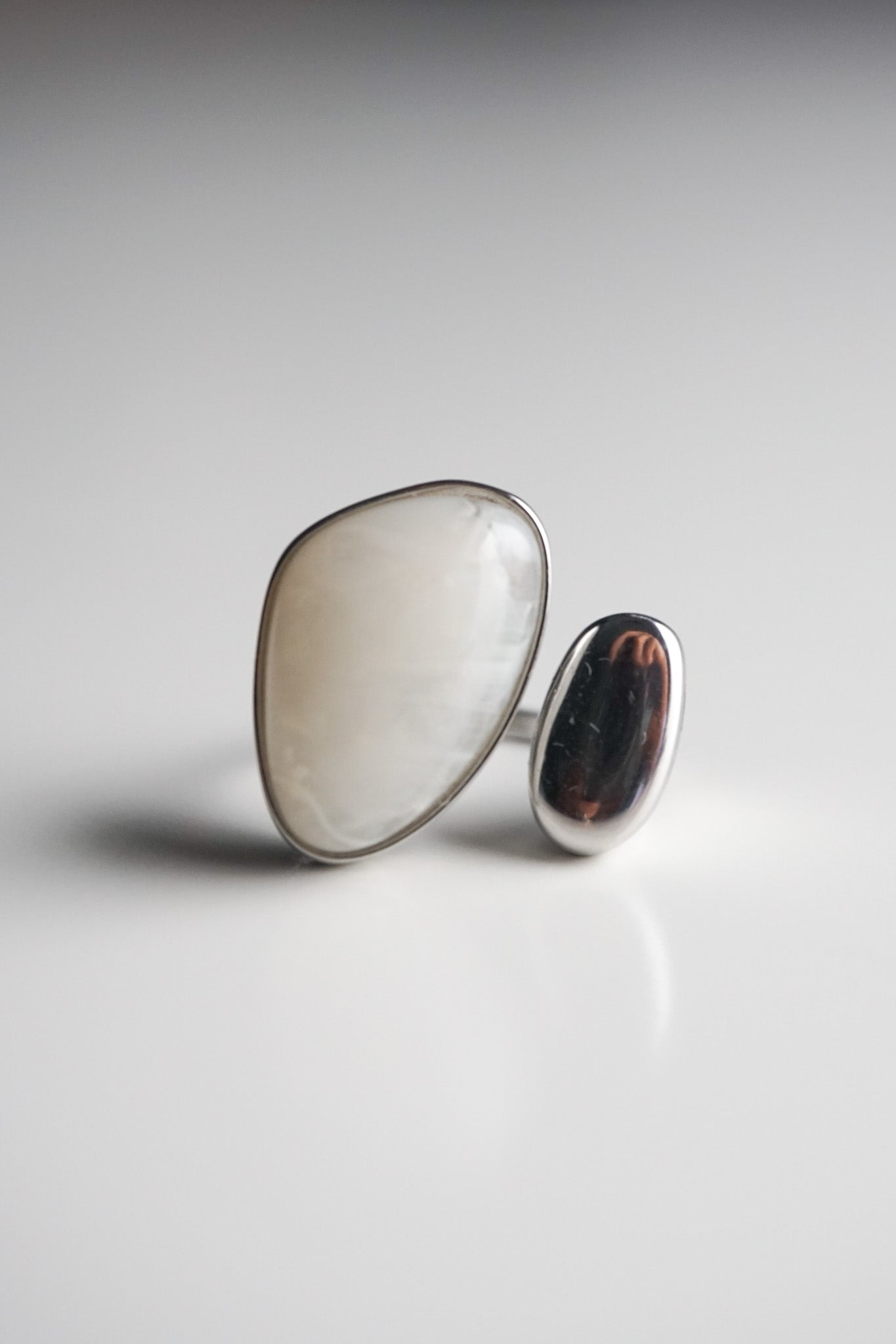 Silver Gemstone Ring