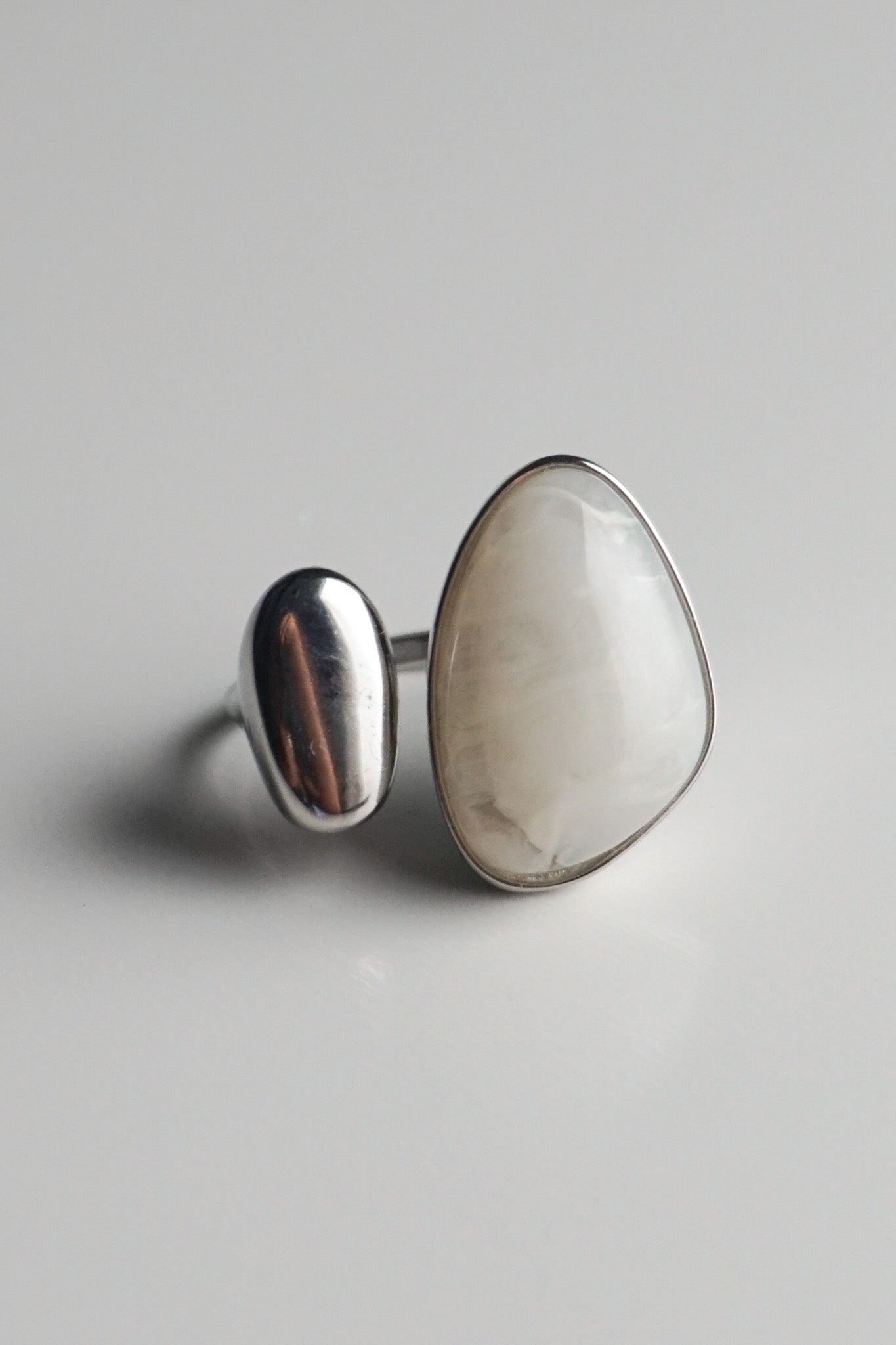 Silver Gemstone Ring