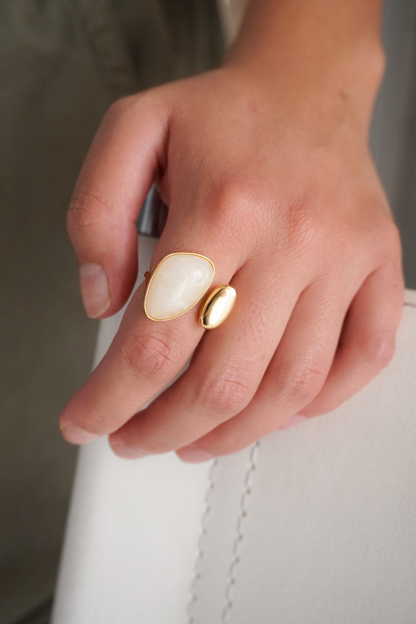 Gold Gemstone Ring
