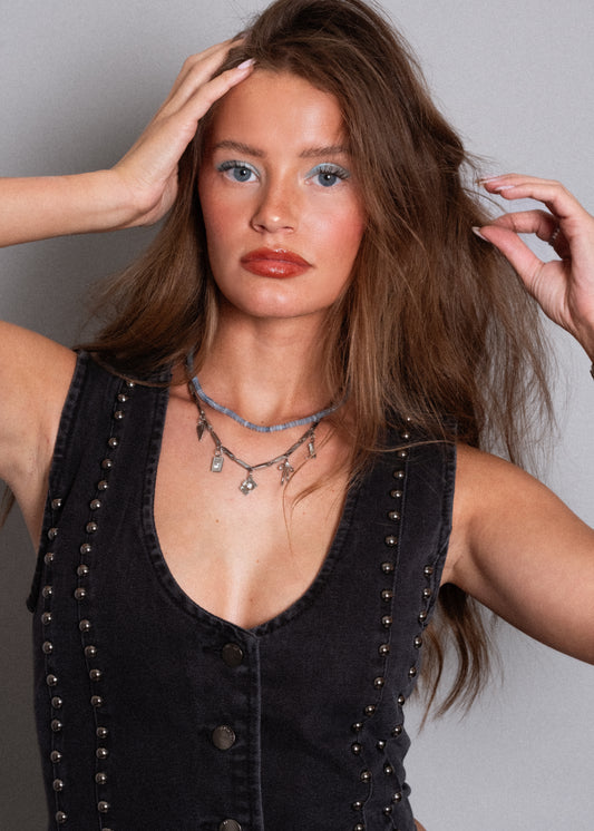 Blue Gemstone Necklace