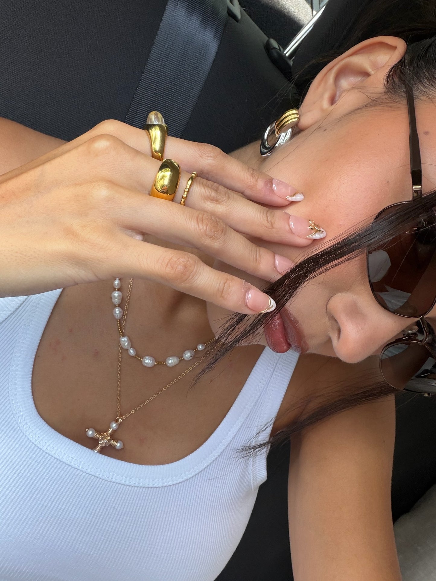 Isabella Cross Necklace