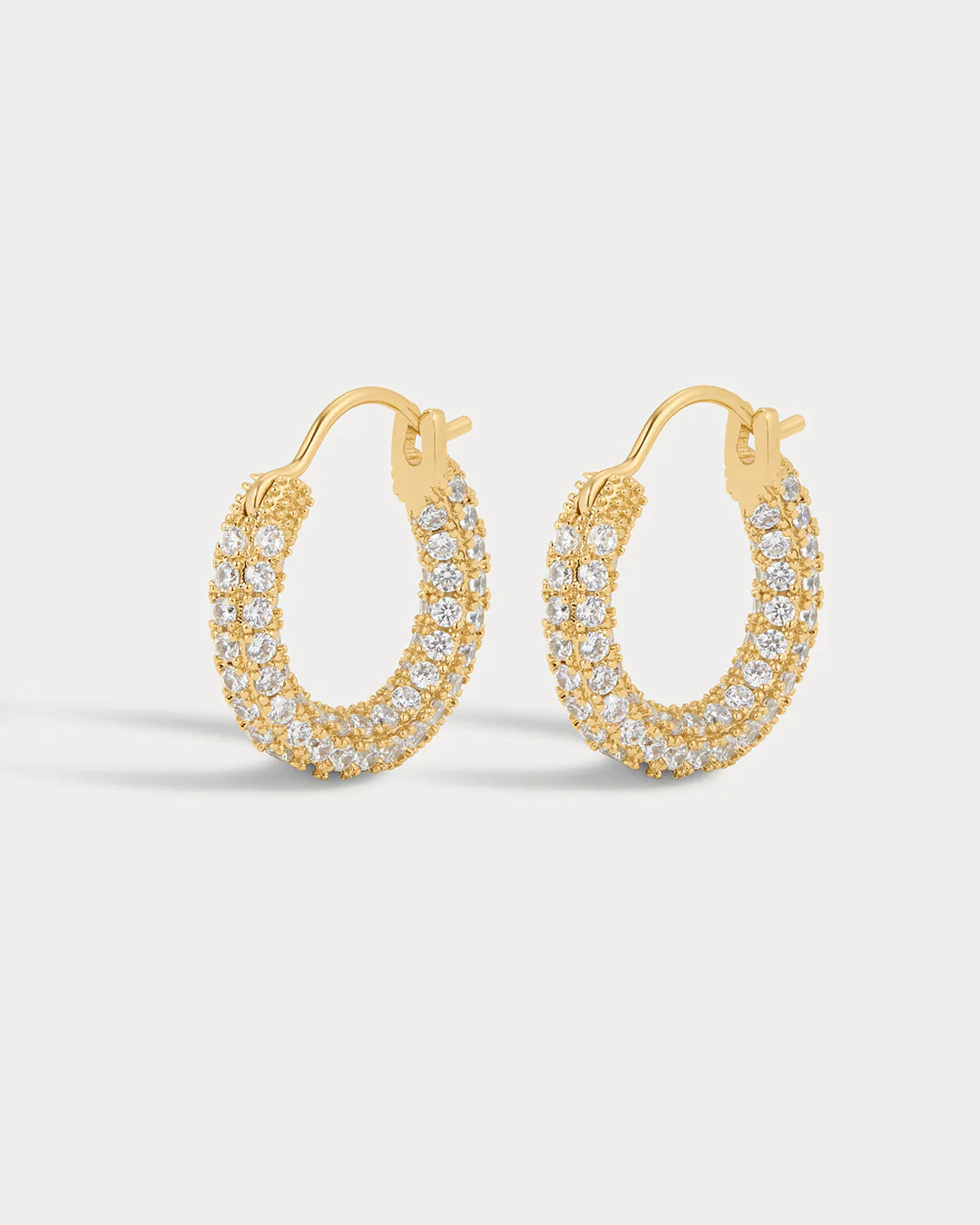 Mini Pavé Hoops