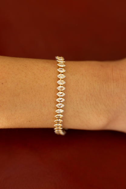 Marquise Tennis Bracelet