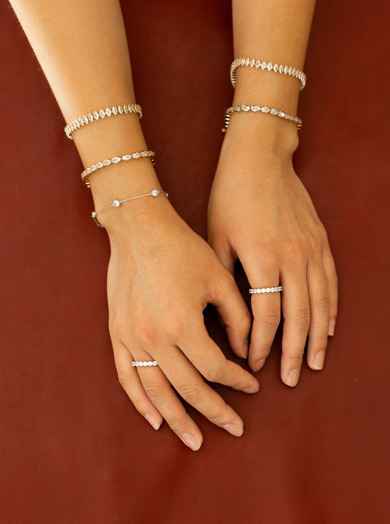 East-West Tennis Bracelet
