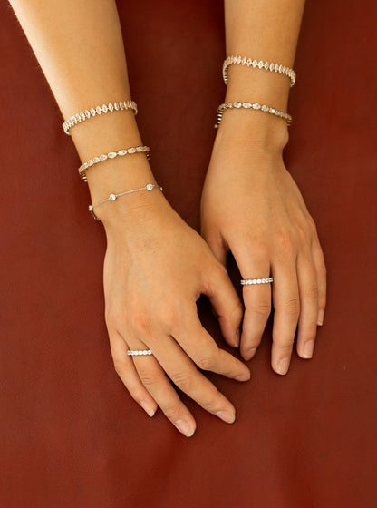 East-West Tennis Bracelet