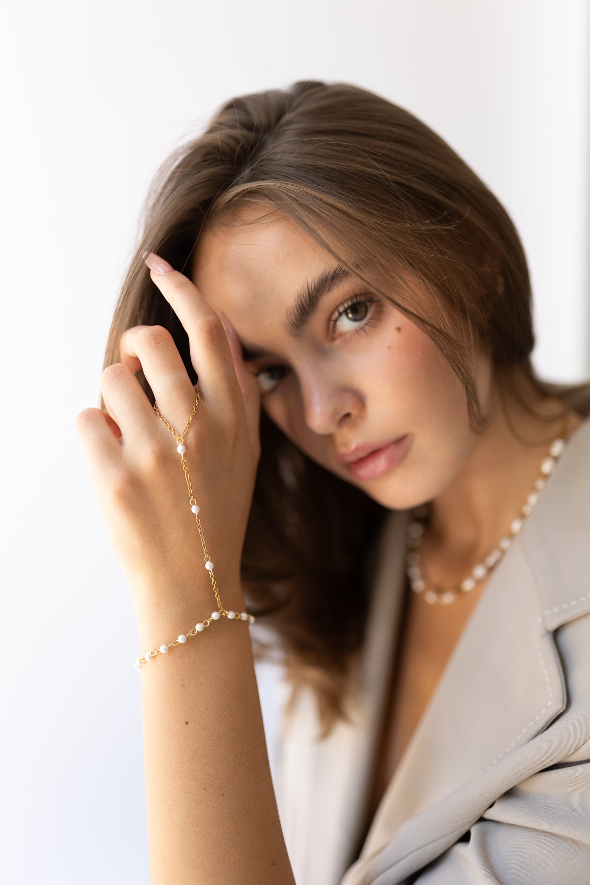Pearl Hand Chain