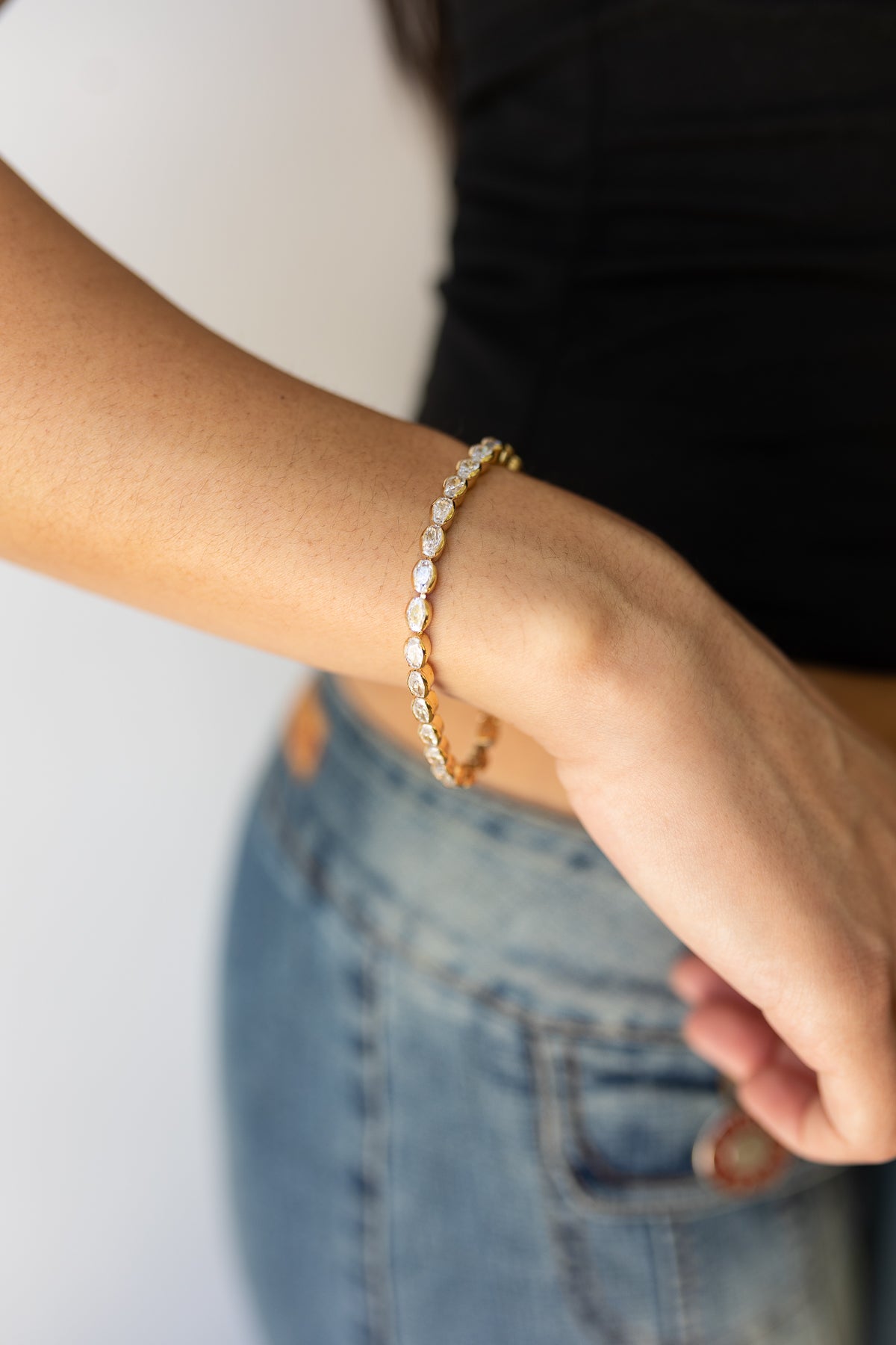 East-West Tennis Bracelet