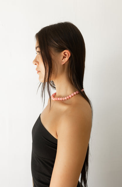 Green Gem Beaded Necklace