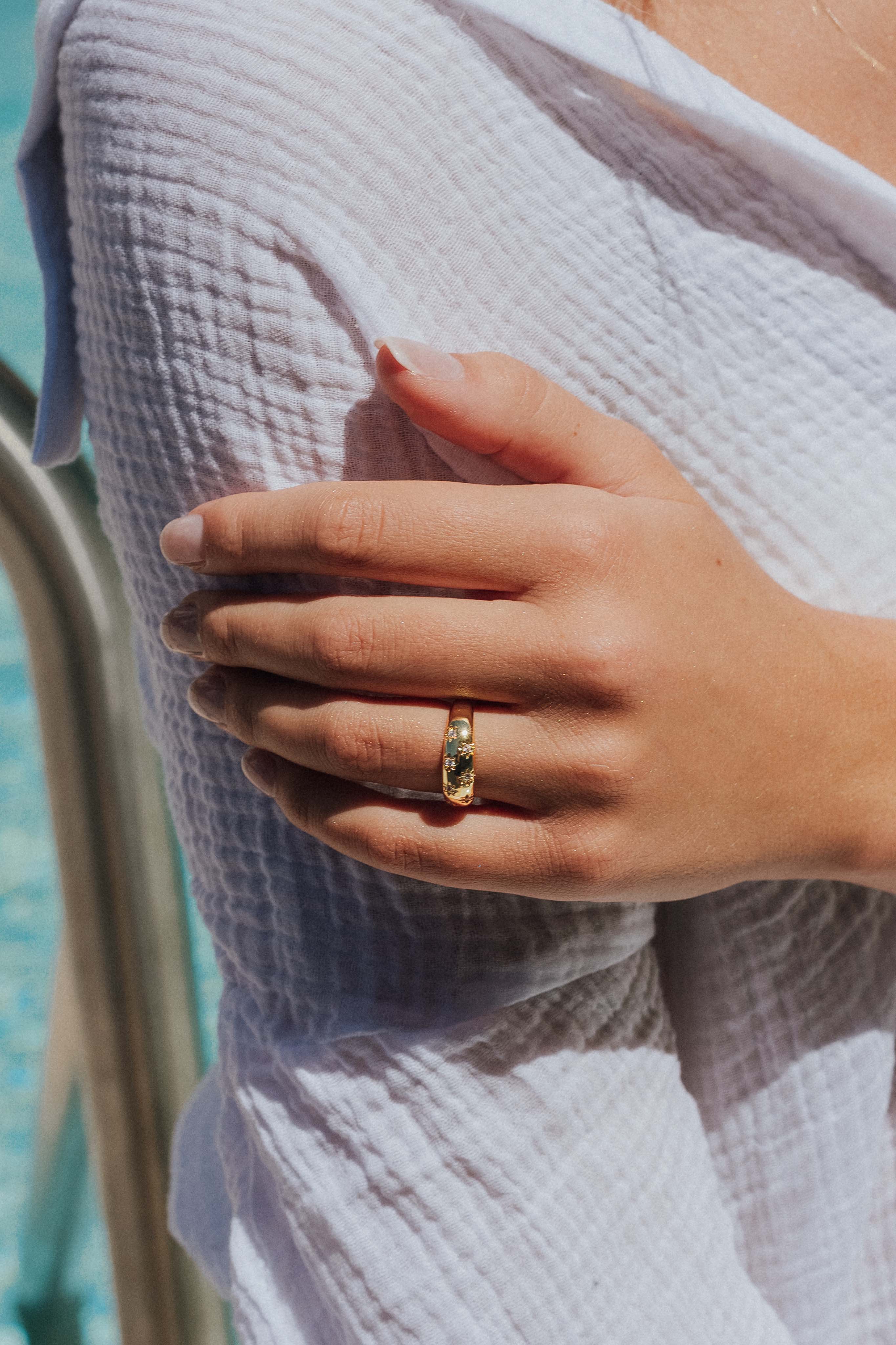 The Luna Ring in Silver – Soléne