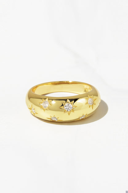 The Luna Ring in Gold