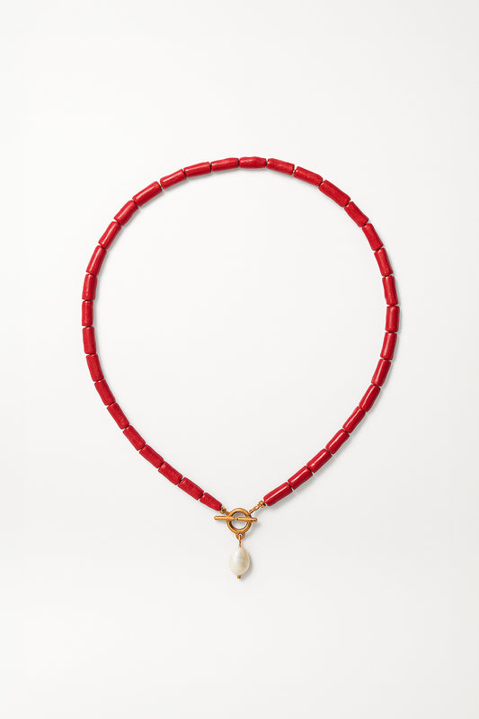 The Mini Rumi Red Necklace