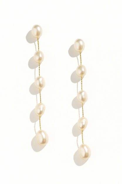 Pearl Droplet Earrings