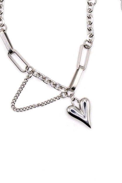 The Heartbreaker Bracelet in Silver
